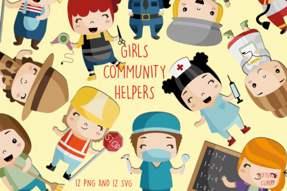 Download Community Helpers | Set of 12&nbsp;&nbsp; - Premium Resources